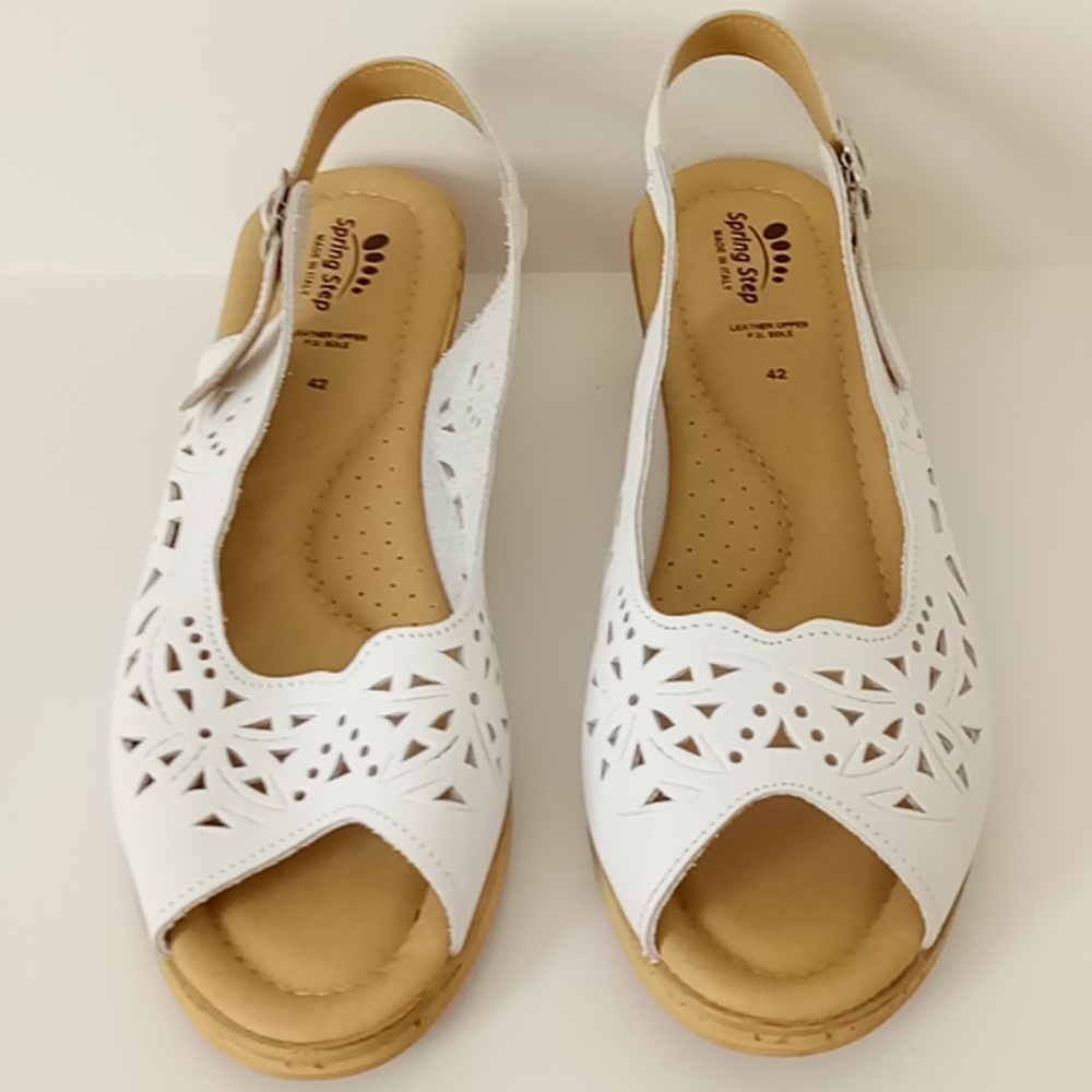 Women's Spring Step Sandels Size 42 Made in Italy.